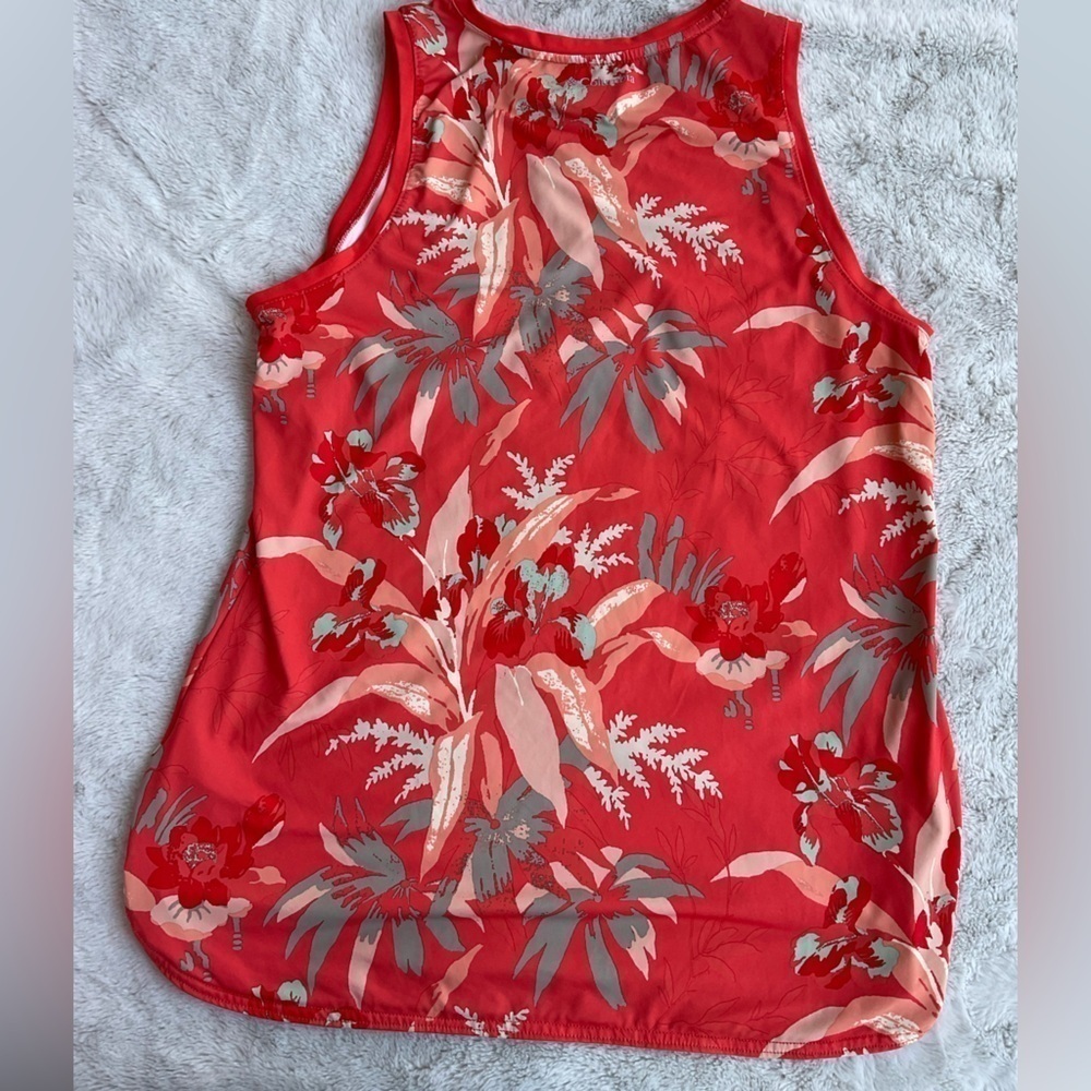 Columbia Activewear top. Size SP. Sleeveless tunic. Floral. - Picture 4 of 4
